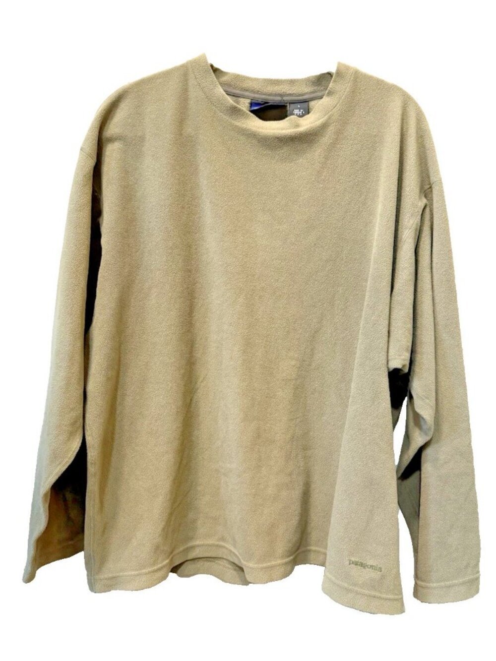 Vtg Patagonia Synchilla Fleece Crewneck Sweatshirt Sz L Olive Green Made in USA